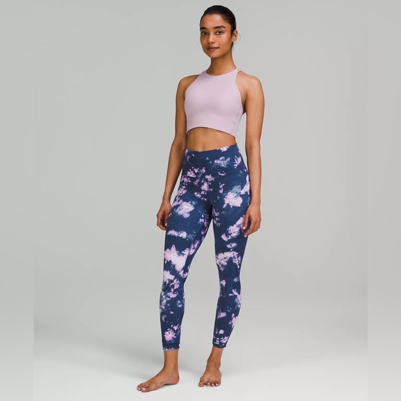 Lululemon Align High Rise 25” Leggings - blue/pink tie dye - Size 4 - Picture 2 of 8